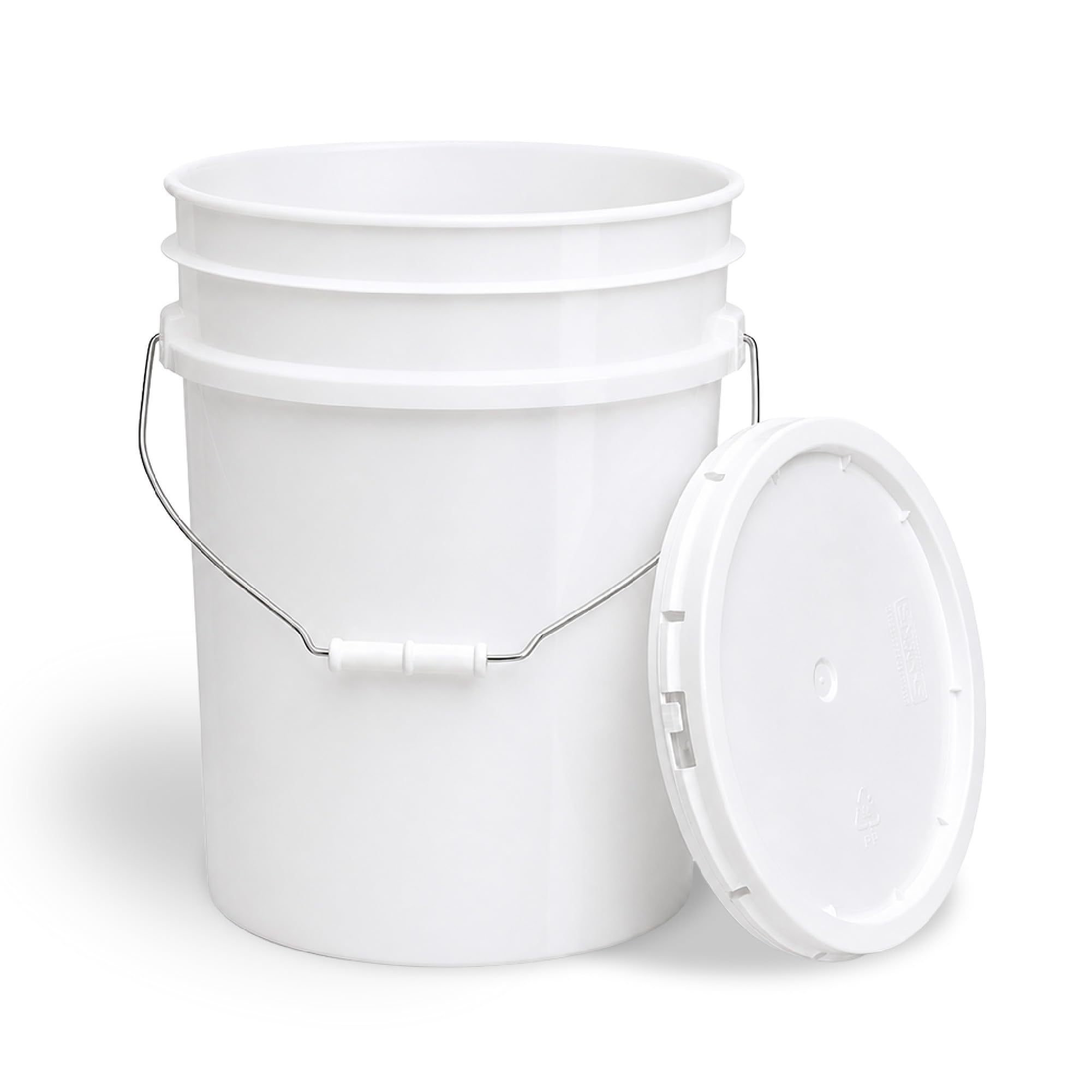 ePackageSupply 5 Gallon Bucket - Food Grade w/Lid BPA-Free,1 Pack -Natural