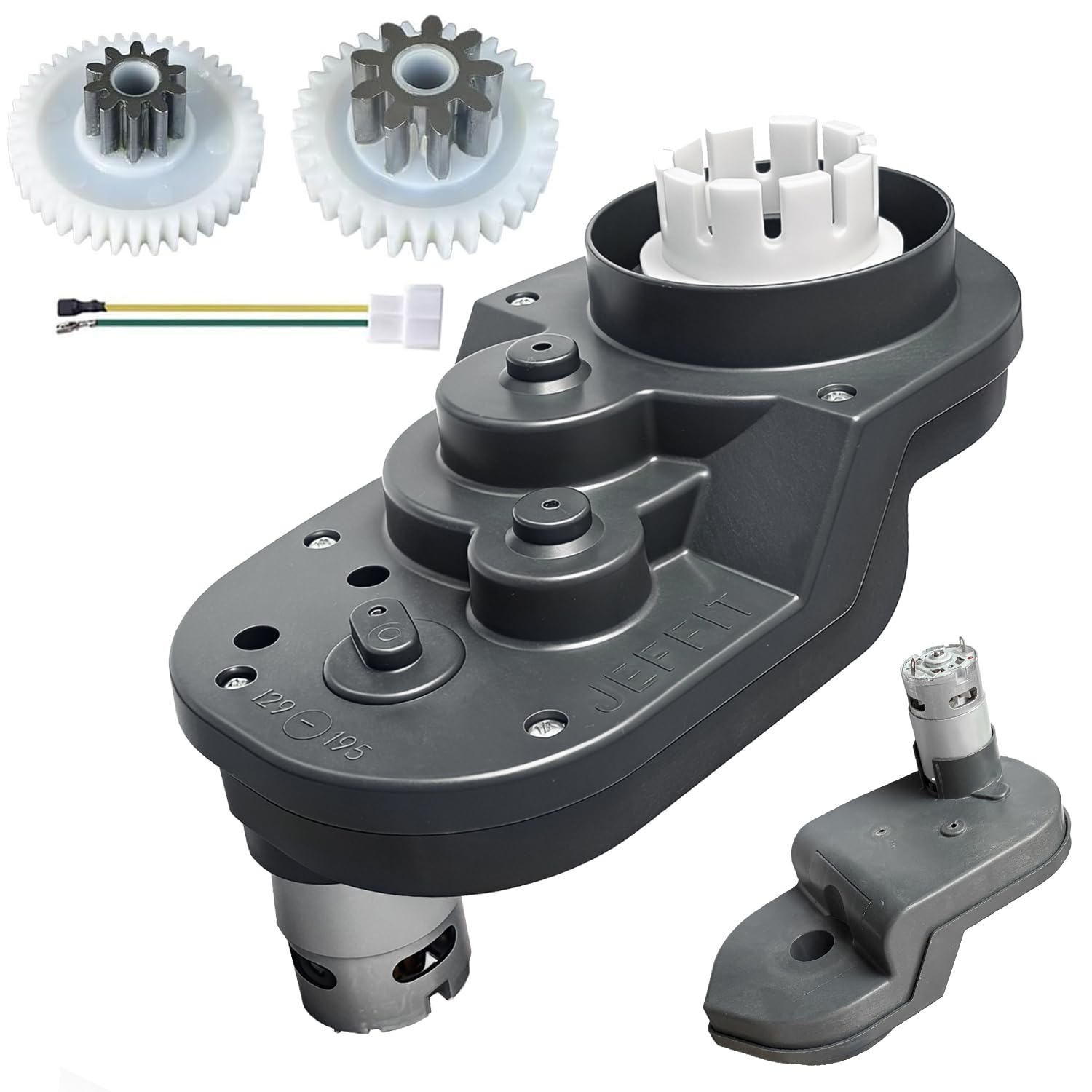 Photo 1 of 24 Volt RS555 40000RPM High Torque Power Wheels Motor Gearbox Upgrade Suitable for Realtree 24v UTV Parts/Dynacraft Disney/Batman Quad Parts/Dune Racer Motor,18V