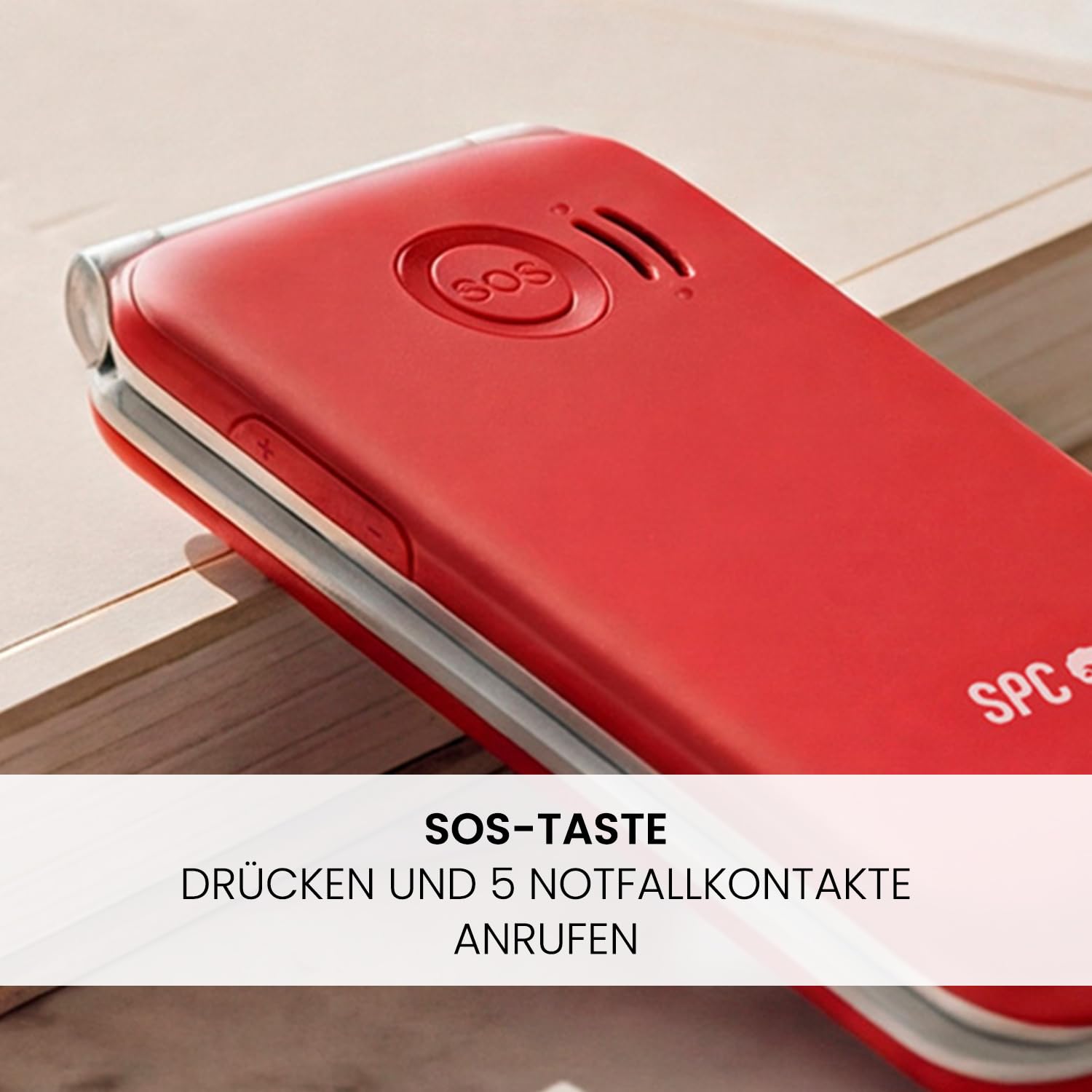 Spc Stella 3-4G Seniorenhandy mit Klappcover – Bild 6