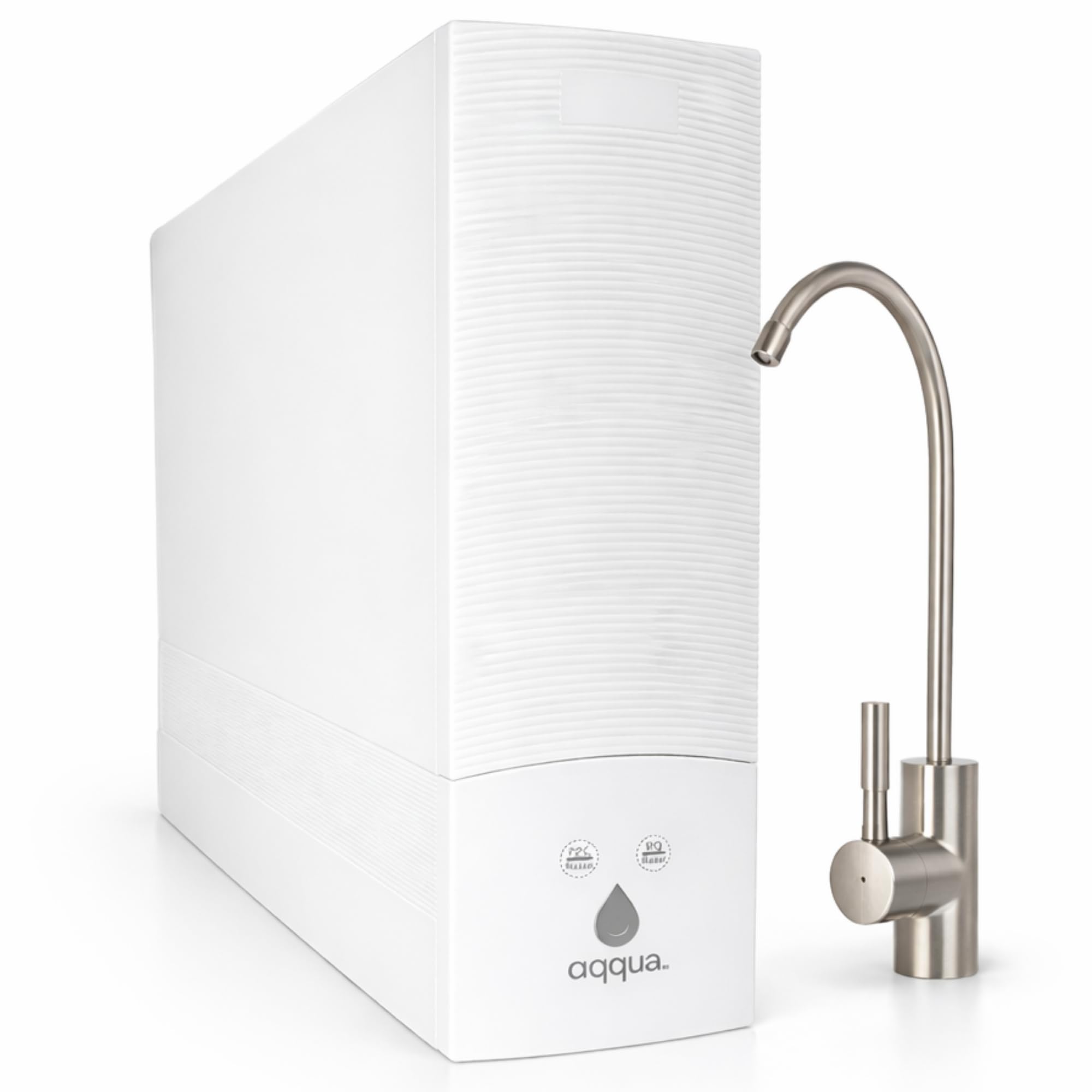 AQQUA FRESS 600GPD – Ósmosis Inversa Flujo Directo Sin Tanque | 5 Etapas | Instalación 15 min | Cambio Filtros 1 Click | Con o sin Electricidad y Desagüe en Modo ECO | Marca España
