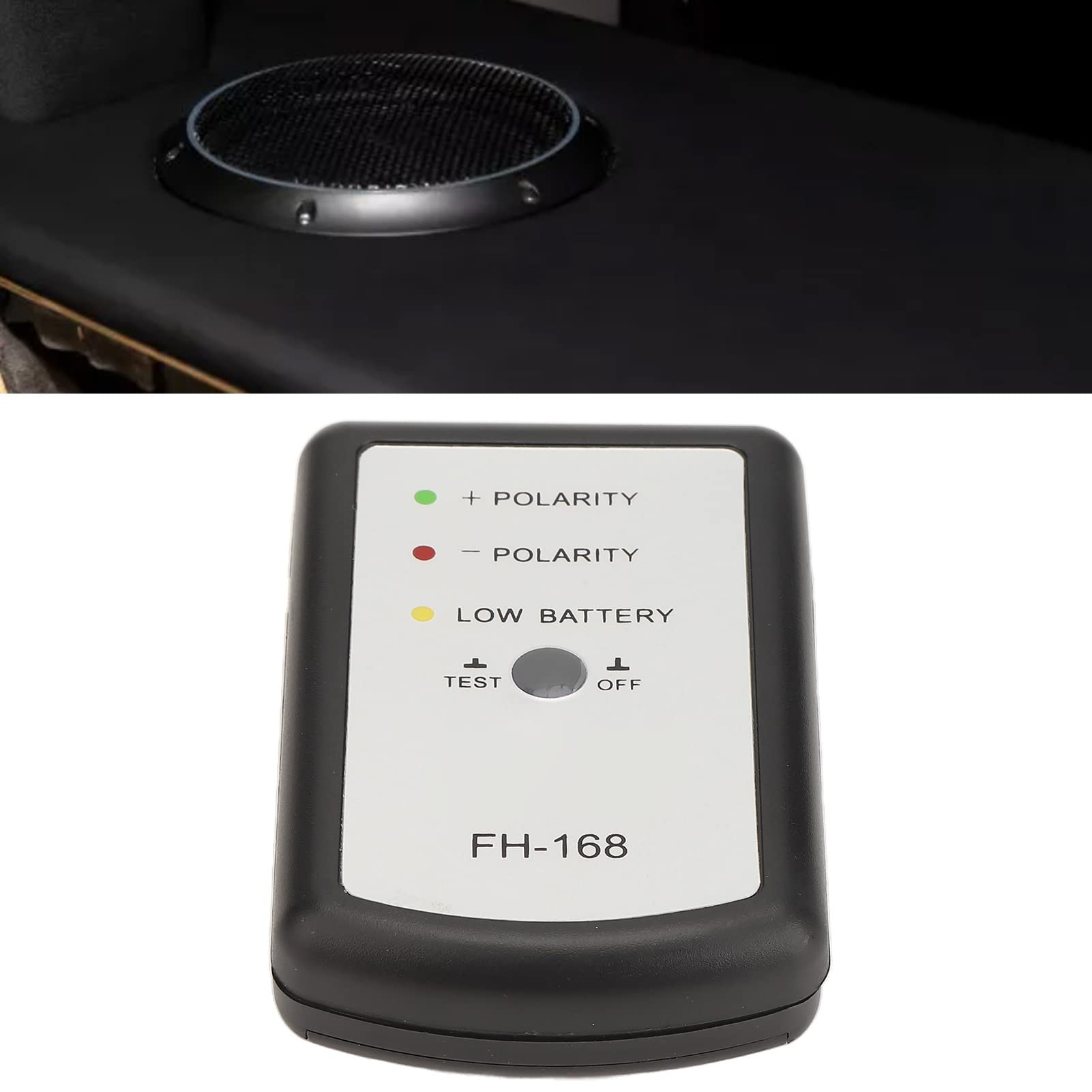 Medidor De Fase Para Altavoces De Coche – Detecta Polaridad, Batería Litio 6F22, Incluye CD De Prueba