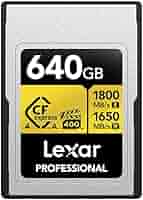 Lexar CFexpress Type A カード 320GB CFe Amazon.com: Lexar 640GB Professional GOLD CFexpress 4.0 Type