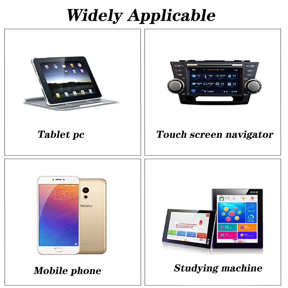 Stylet Stylo Capacitif Universel 12 Pièces pour Tablettes et Téléphones