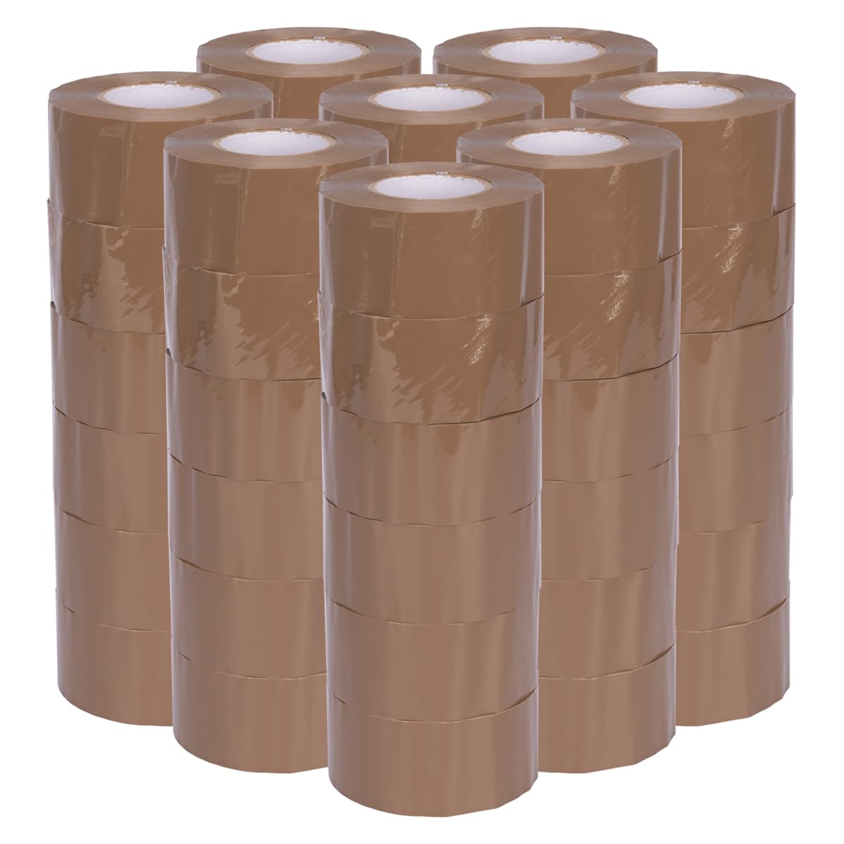 verpacking 48 rollos de cinta adhesiva para embalar (48 mm x 150 m), color marrón
