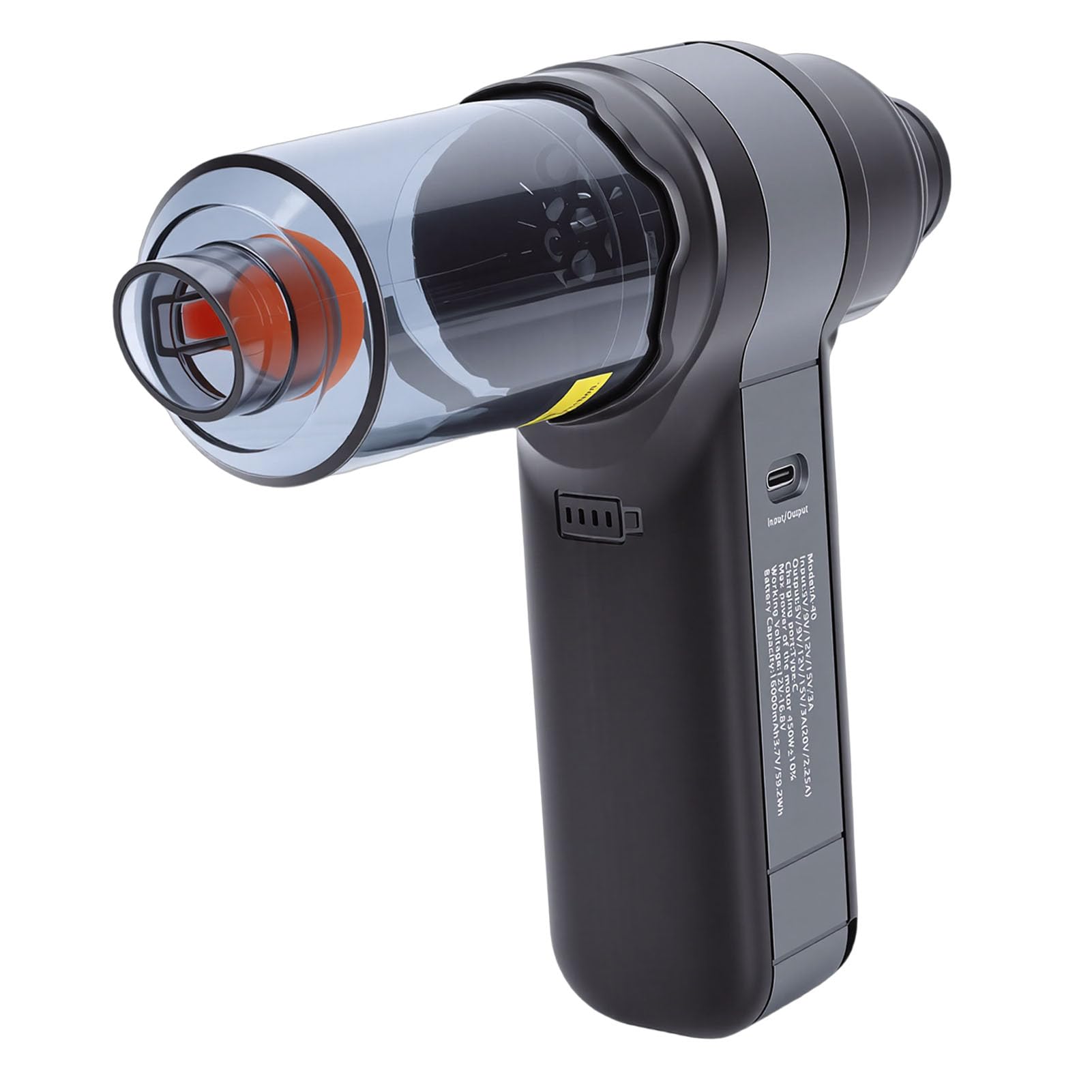 Handheld 90000 U/min Elektrischer Luftstaubsauger für PC-Autoreinigung, Bürstenloser Motor