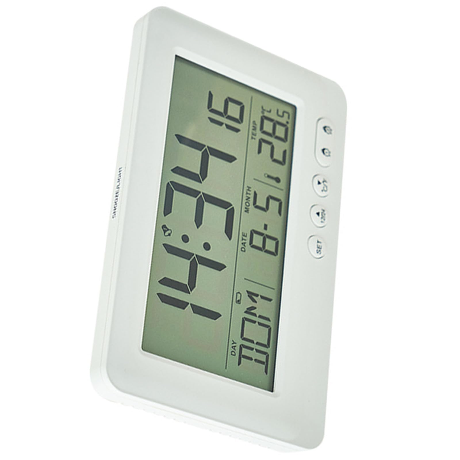 Kalttoy Functional Bedsides Digital Alarm Clock Stylish Digital Alarm Clock with Alarms Date Temperature Display for Track Time Indoor Temperature Display