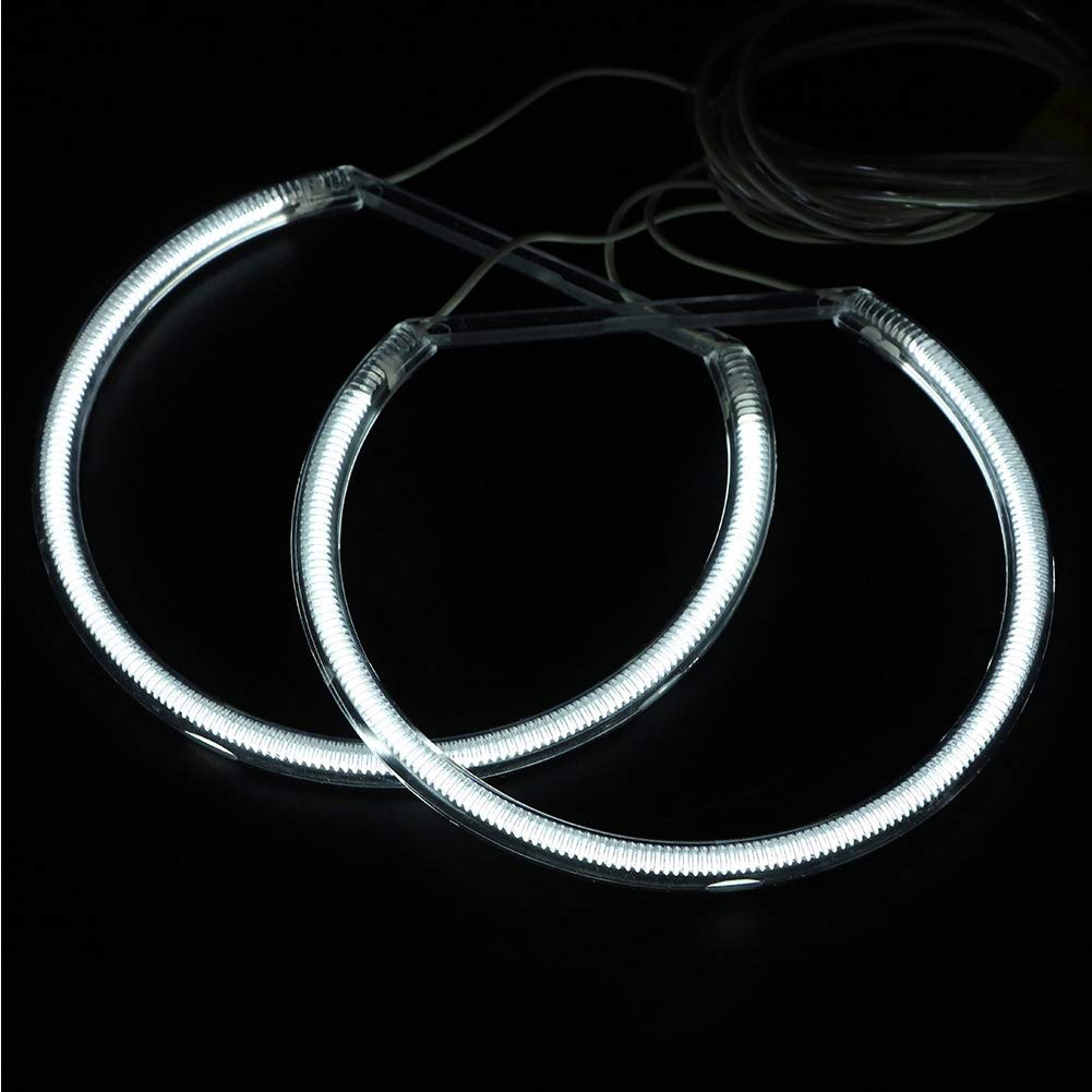 Akozon Luz del Ojo del ángel, luz Blanca del Anillo de la luz del Ojo del ángel del Alto Brillo de la modificación del Coche Apta para E46