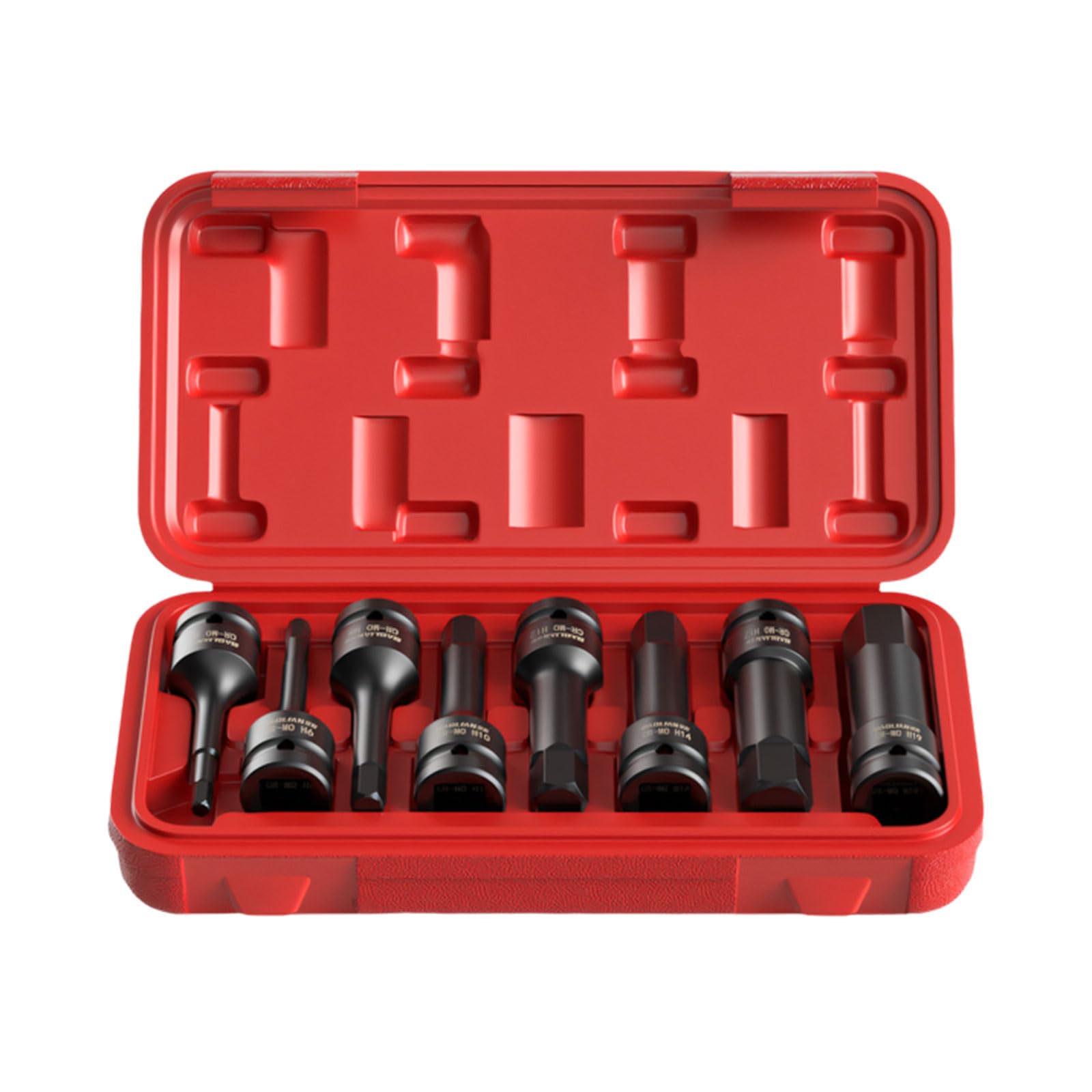 1/2" Drive Socket Set Screwdriver Bit Ratchets Torques Wrench Hexagonal Shank Professional Car Screwdriver Bit Set