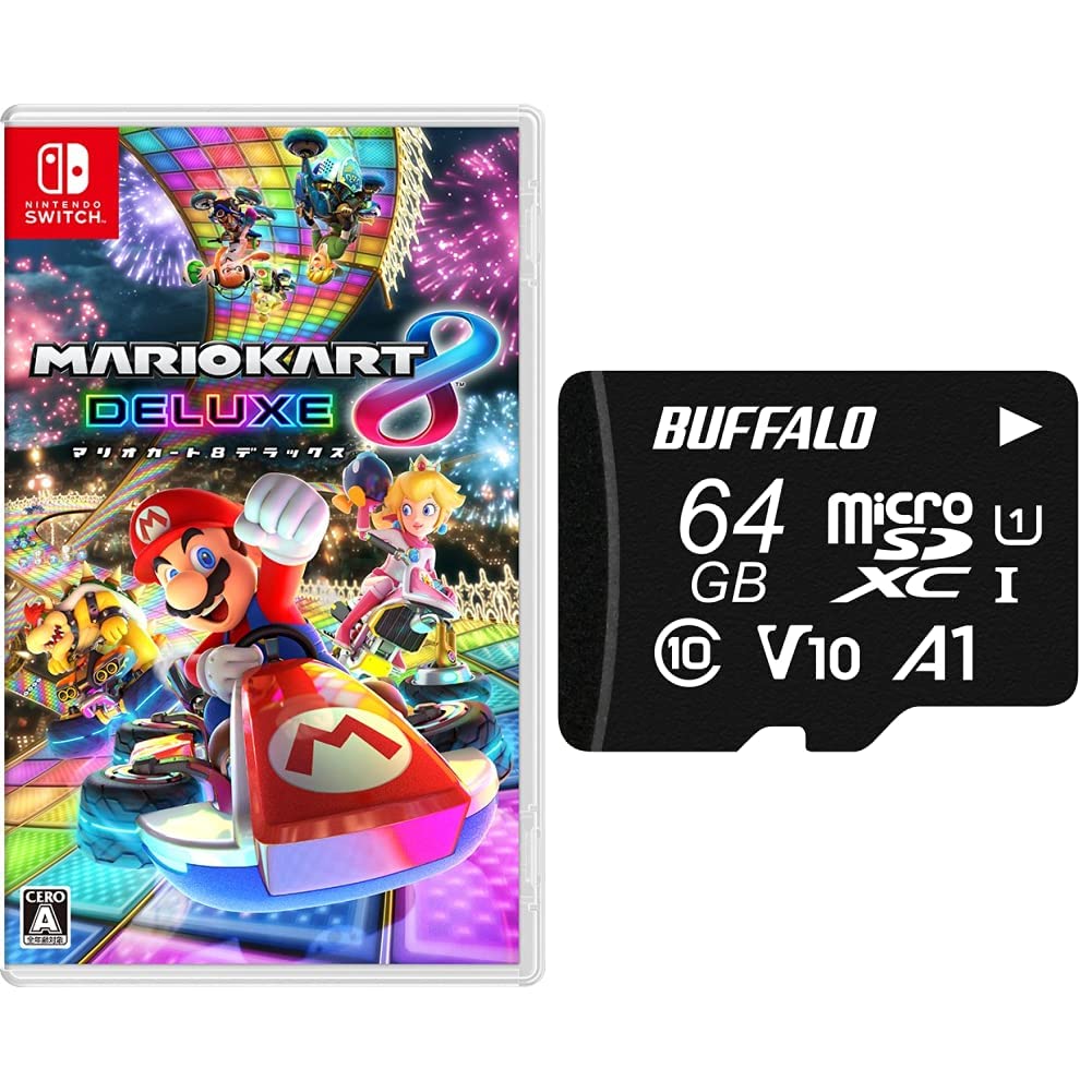 Nintendo Switch 本体 付属品完備　マリオカート8 MicroSD Amazon.co.jp: 【microSDセット】マリオカート8 デラックス - Switch +