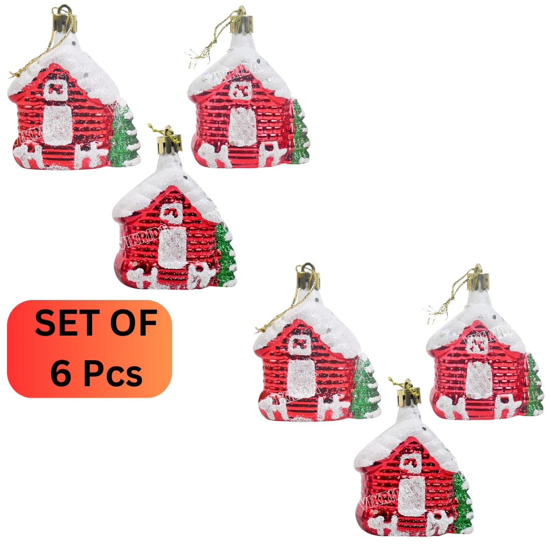 VikriDA Christmas Ornaments - Festive Tree Decorations -2 VikriDA Christmas Ornaments - Festive Tree Decorations -2