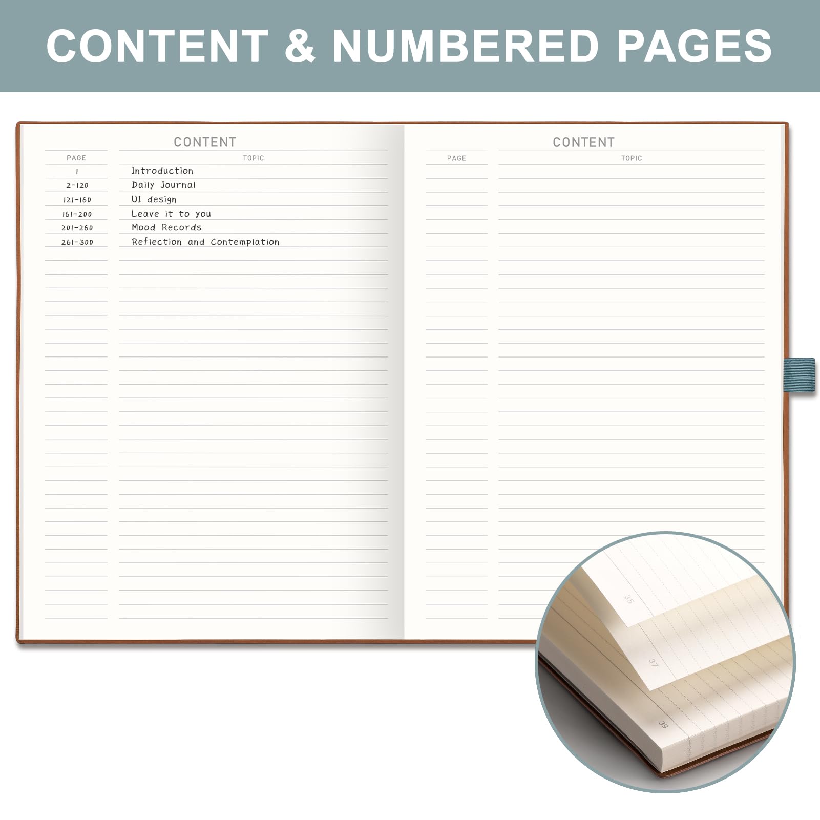 EMSHOI B5 Notebook Lined, 120 GSM Lined Paper - Image 4