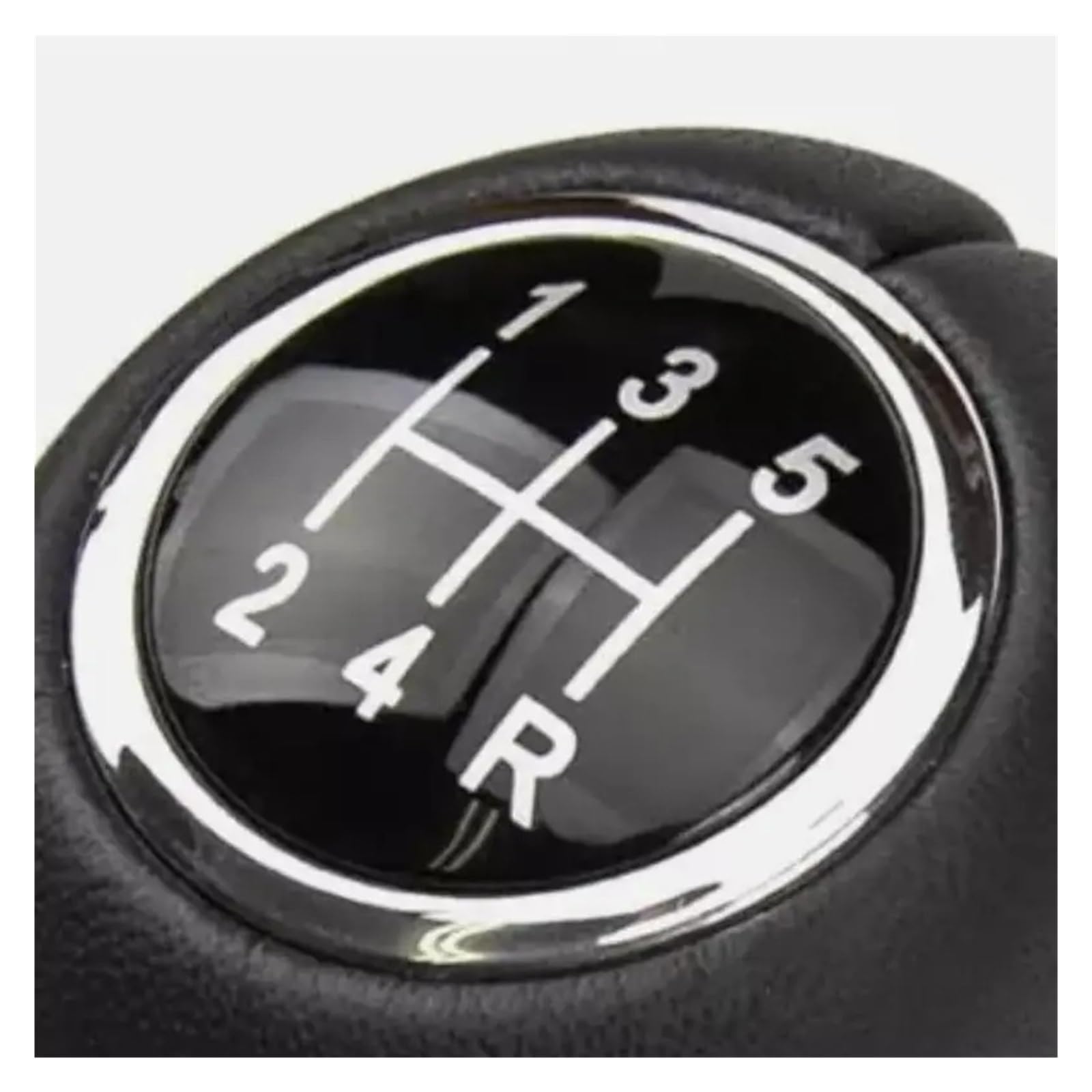 KUNYOS Leather Gear Knob for Hyundai for I30 GD MK2 2012 2013 2014 2015 2016 2017 6 Speed Manual Gear Shift Knob Head Q3711-A5200