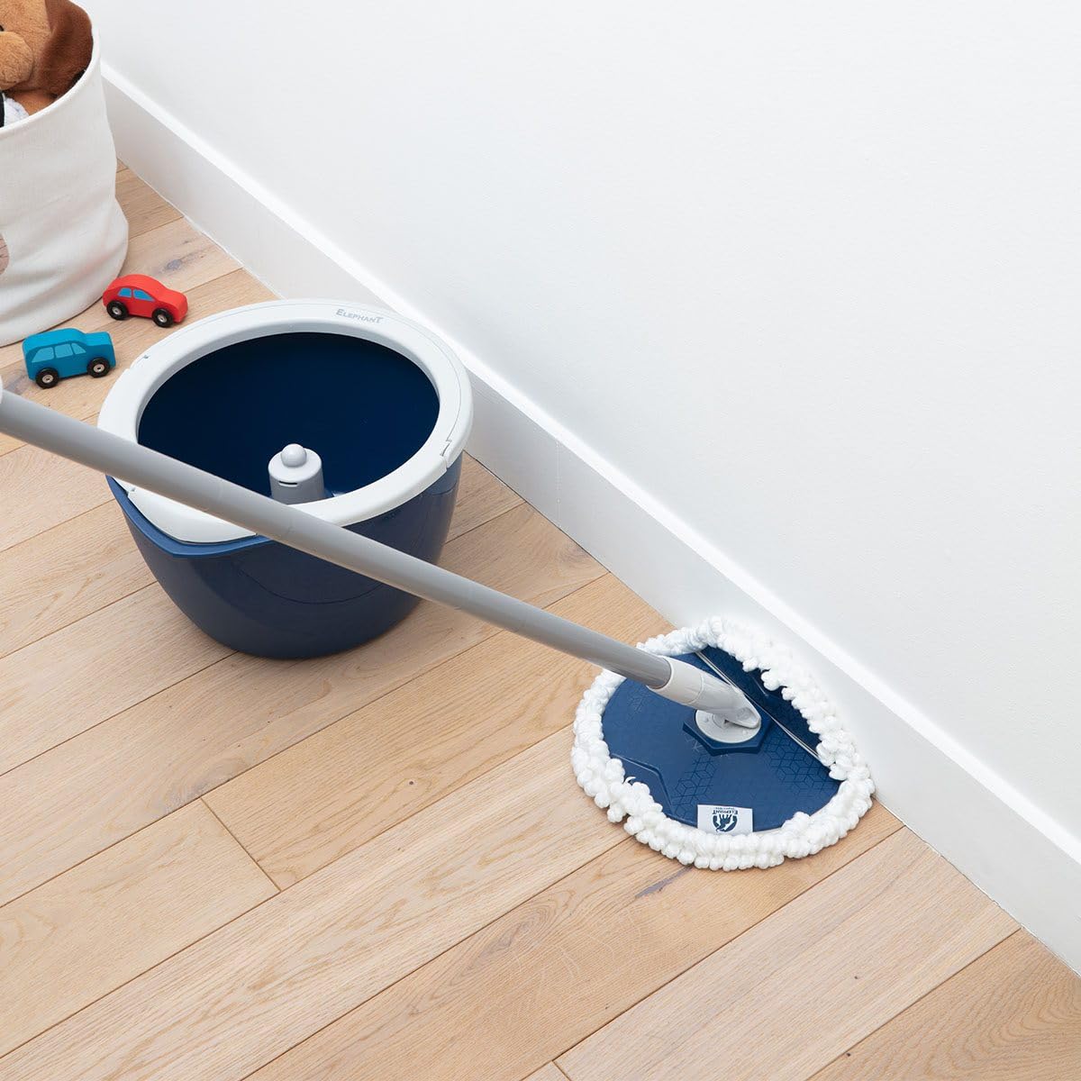 Kit de lavage Smarteo + — Platine pliable- Diamètre 25 cm — 124 g, Bleu et Blanc, 31 cm 26, 5 cm 30 cm