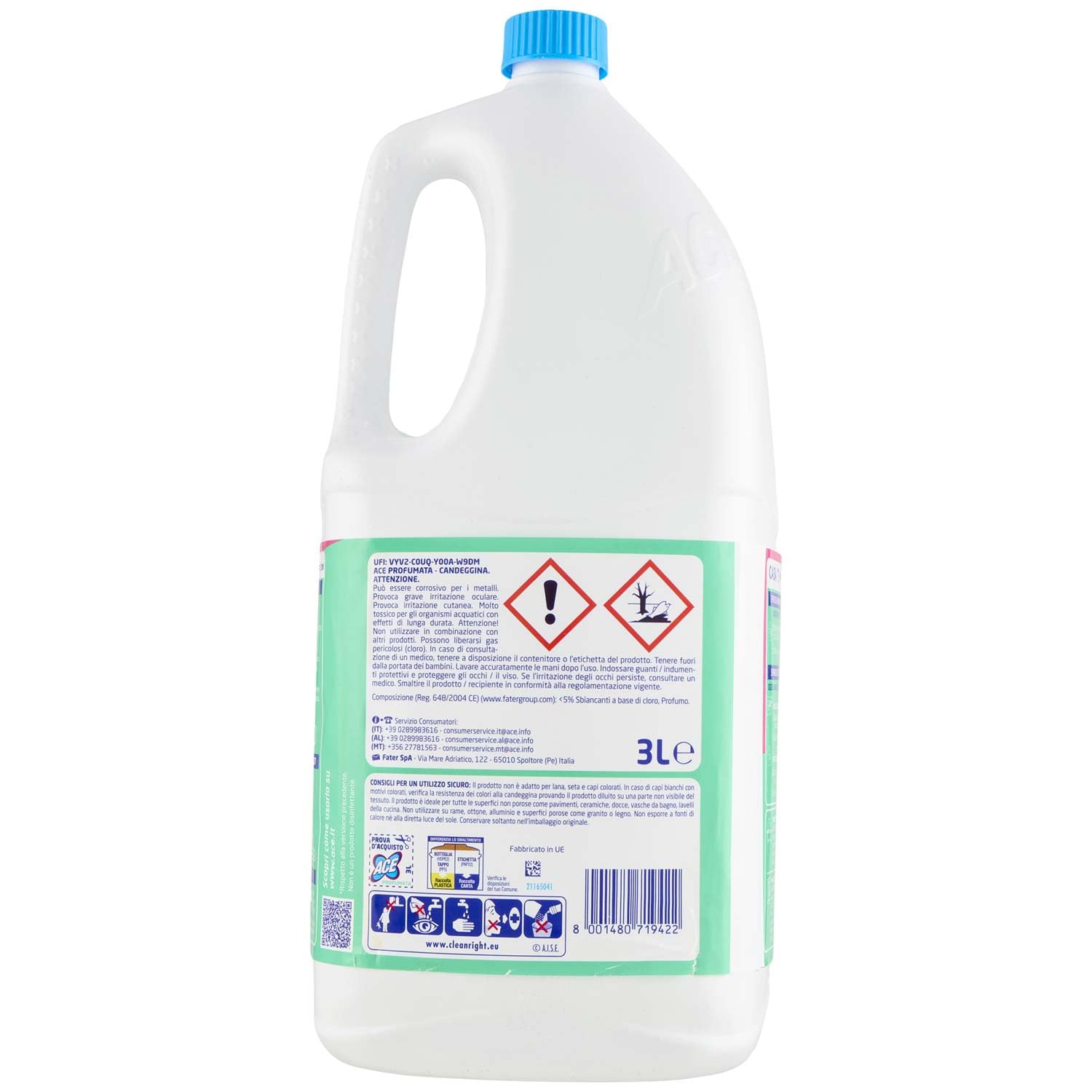 ACE+ Duft-Bleichmittel, 3 l, 3000 ml
