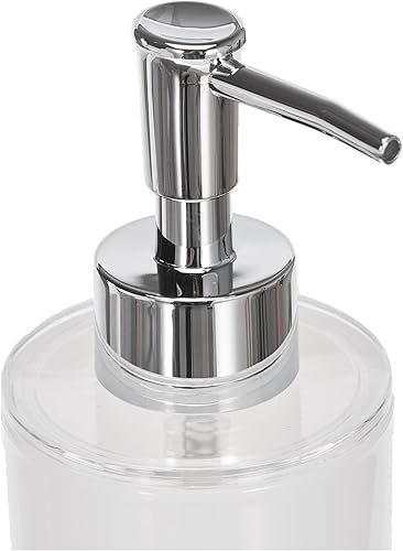 Miniatura 3 de Excelsa Dispensador de jabón, poliestireno blanco, 2.6 x 2.6 x 8.7 in