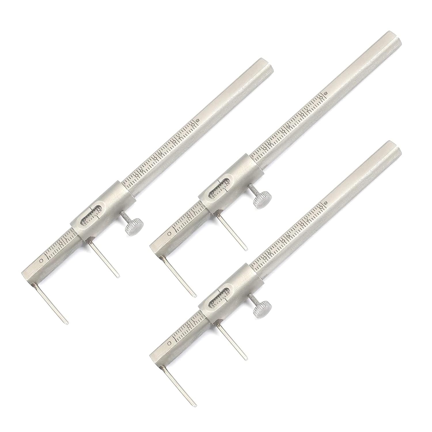 Dental Micro Boley Gauge Material Teeth Size Measurement Restorative 3 Pieces Instruments
