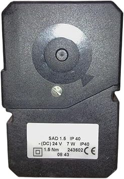 Damper Actuator Servo Motor SAD1.5 DC 24V 7W IP40 1.5Nm 243602 Damper Actuator Burner Accessories for Machinery, Industrial Manufacturing, Etc.