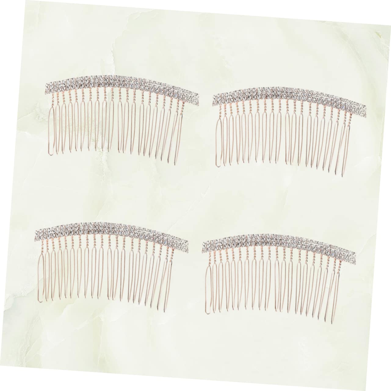 12 Pz Pettine Per Laterale Decorazioni Per Floreali Pettine Botto Pettini Laterali Per e Per a Fiore Accessori Sposa Strass