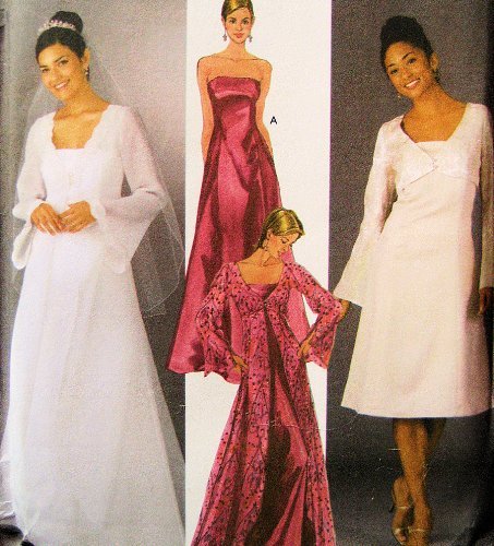 Robe de mariée avec traîne Simplicity 5246 pour cortège de mariage fille