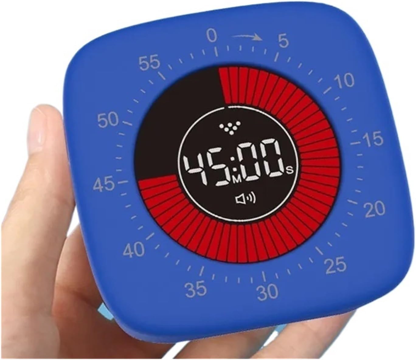 Timer Rechargeable Countdown Study Clock Silent Children Adult Mechanical Management Tool