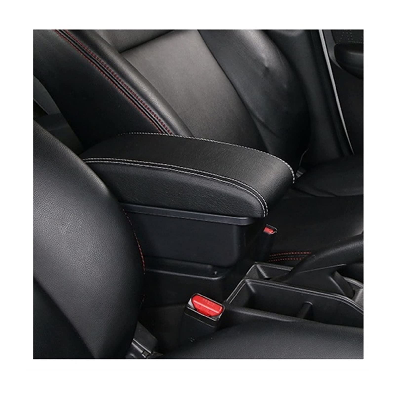 Baiqimv Car Armrest Box For VW For POLO Mk5 6R For Vento 2010-2018 Center Storage Box Styling Decoration Accessories USB(C3 7 USB)