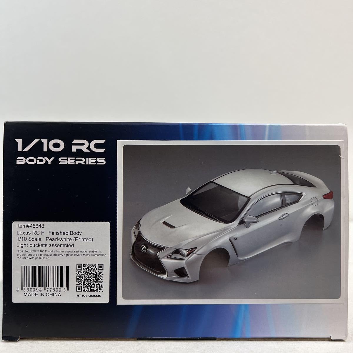 killerbody 1/10 LEXUS RC F Pearl White Finished Body レクサス ラジコン 電動R