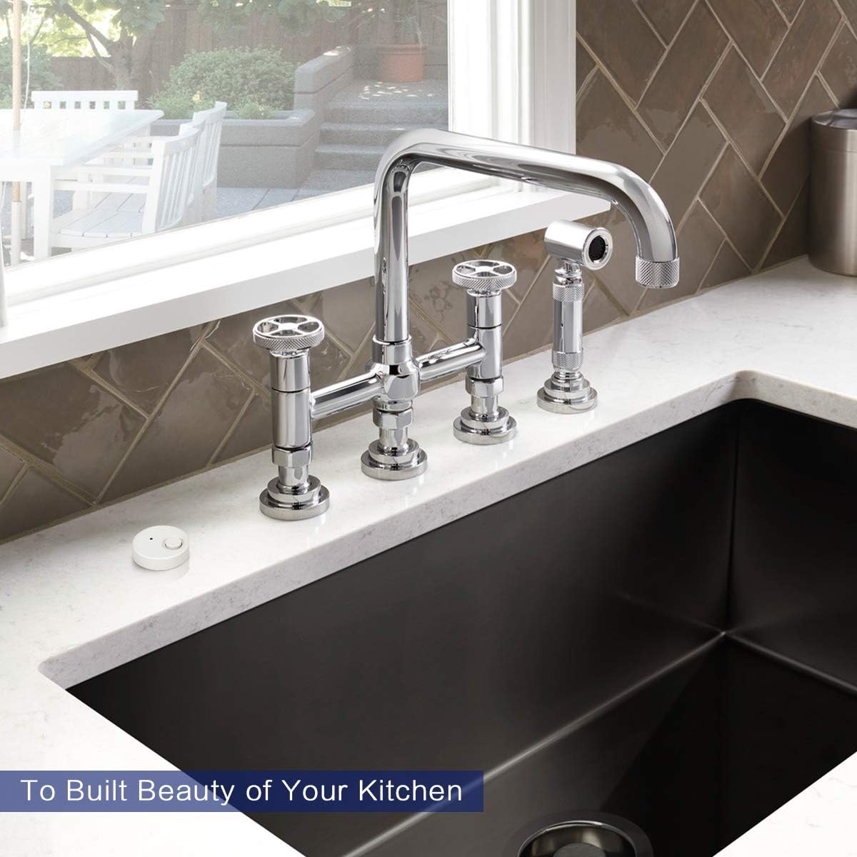 Garbage Disposal Wireless Switch Kit, Self-Powered Portable Remote Control Outlet On Off by CLEESINK