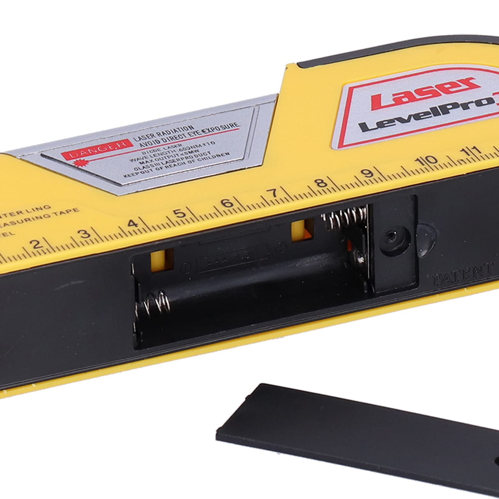 Télémètre Numérique Professionnel avec Règle de Niveau, Mesure de Distance Infrarouge, Ruban 250 cm
