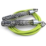 HEREROPE 1/4LB Weighted Jump Rope for Speed, Cardio, Boxing & Workout, Skipping Rope with Ball-bearing, Comfortable & Ergonomic Grip, Tangle Free Cable, Jump Ropes for Men Women Fitness