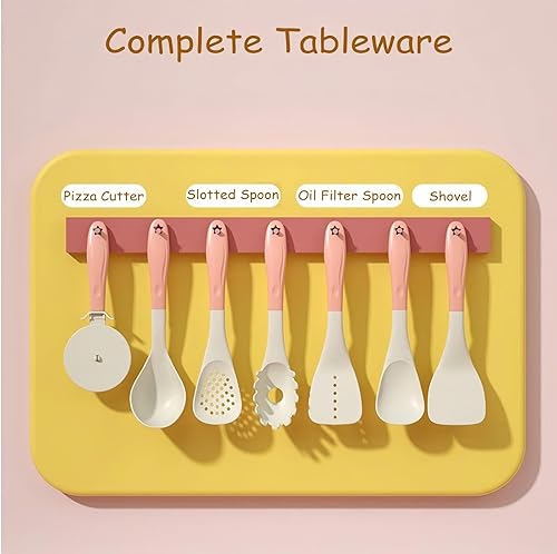 Miniatura 4 de Juego de cocina de 32 piezas para niños de 3 años en adelante, juguetes de cocina con ollas, sartenes y comida de juego, regalo de aprendizaje para