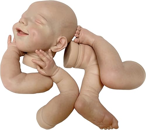 Miniatura 6 de ACESTAR Muñecas Reborn de 20 pulgadas realistas de silicona para recién nacidos ya pintadas con ojos cerrados no muñeca de vinilo