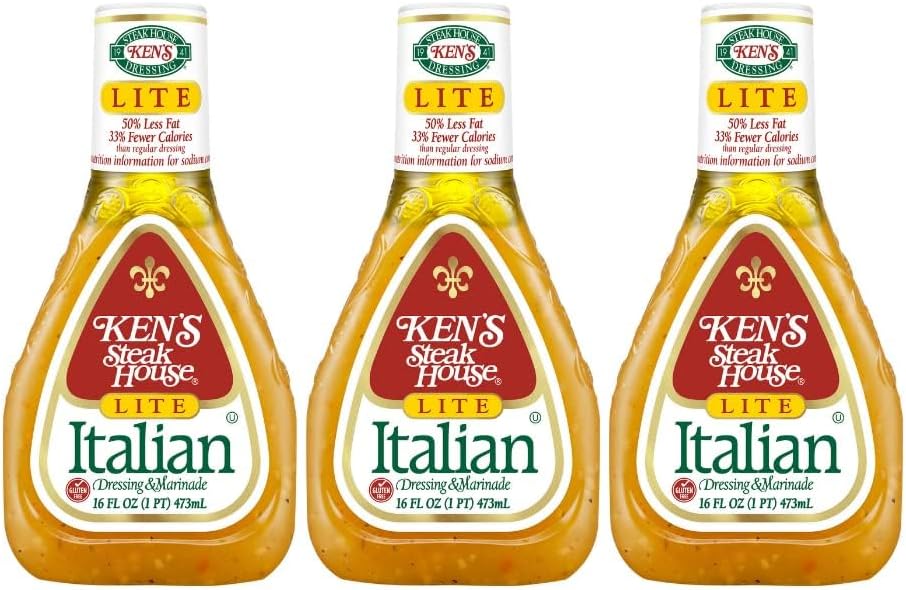 Ken's Steak House Lite Red Wine & Olive Oil Dressing (16