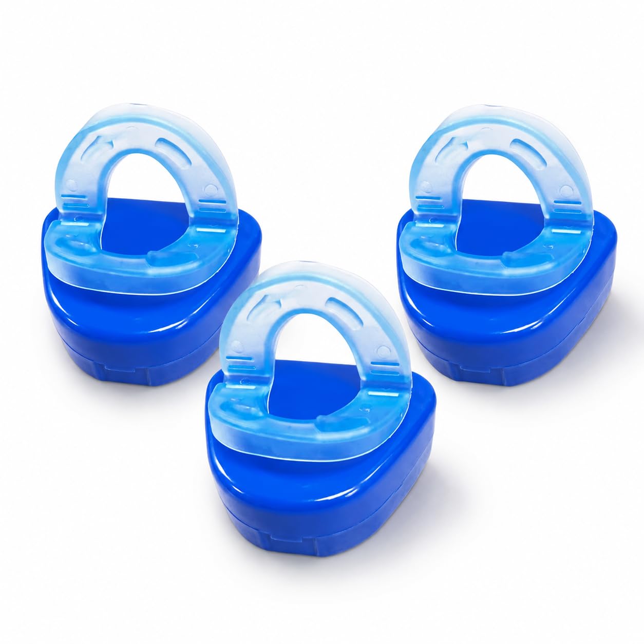 3 pcs Férula Antirronquidos Ajustable para Dormir, Dispositivos Anti Ronquidos, Dispositivo de Avance Mandibular Termomoldeable, Antironquidos Para Mayor Comodidad Y Fácil Respiración
