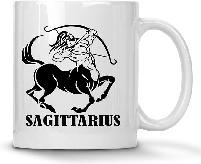 Zodiac Sign 11 oz coffee mug Aquarius Aries Cancer Capricorn Leo Libra Taurus Virgo Scorpio Sagittarius Gemini (SAGITTARIUS)