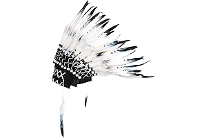 Ruiqas Native American Headdress for Adults and Kids