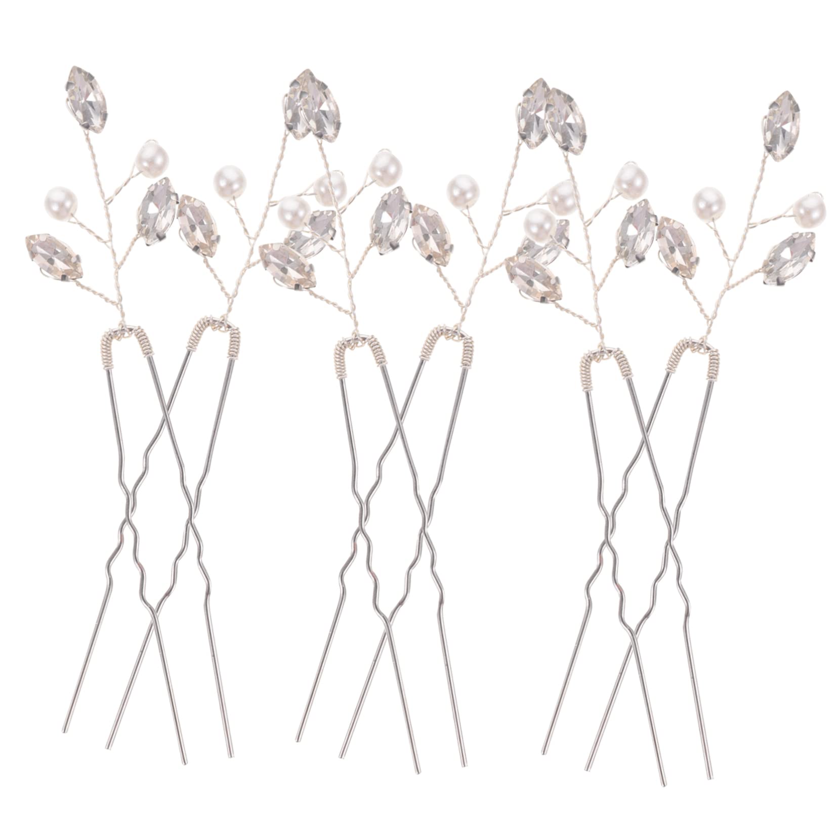 DOITOOL 30pezzi Fermagli Per Nuziali Con Strass Eleganti Hairpins Per Sposa e Cerimonie Accessori Per Acconciature Da Donna e Ragazze