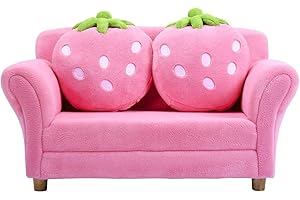 Costzon Kids Couch: The Perfect Pink Strawberry Throne for Your Little One