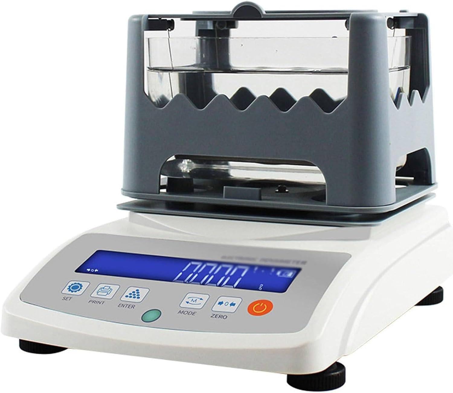 Densimetro digitale per solidi ad alta precisione, tester di precisione 0,001 g/cm3 per laboratorio industriale, misurazione rapida in 10 secondi, strumento di misurazione della densità solida