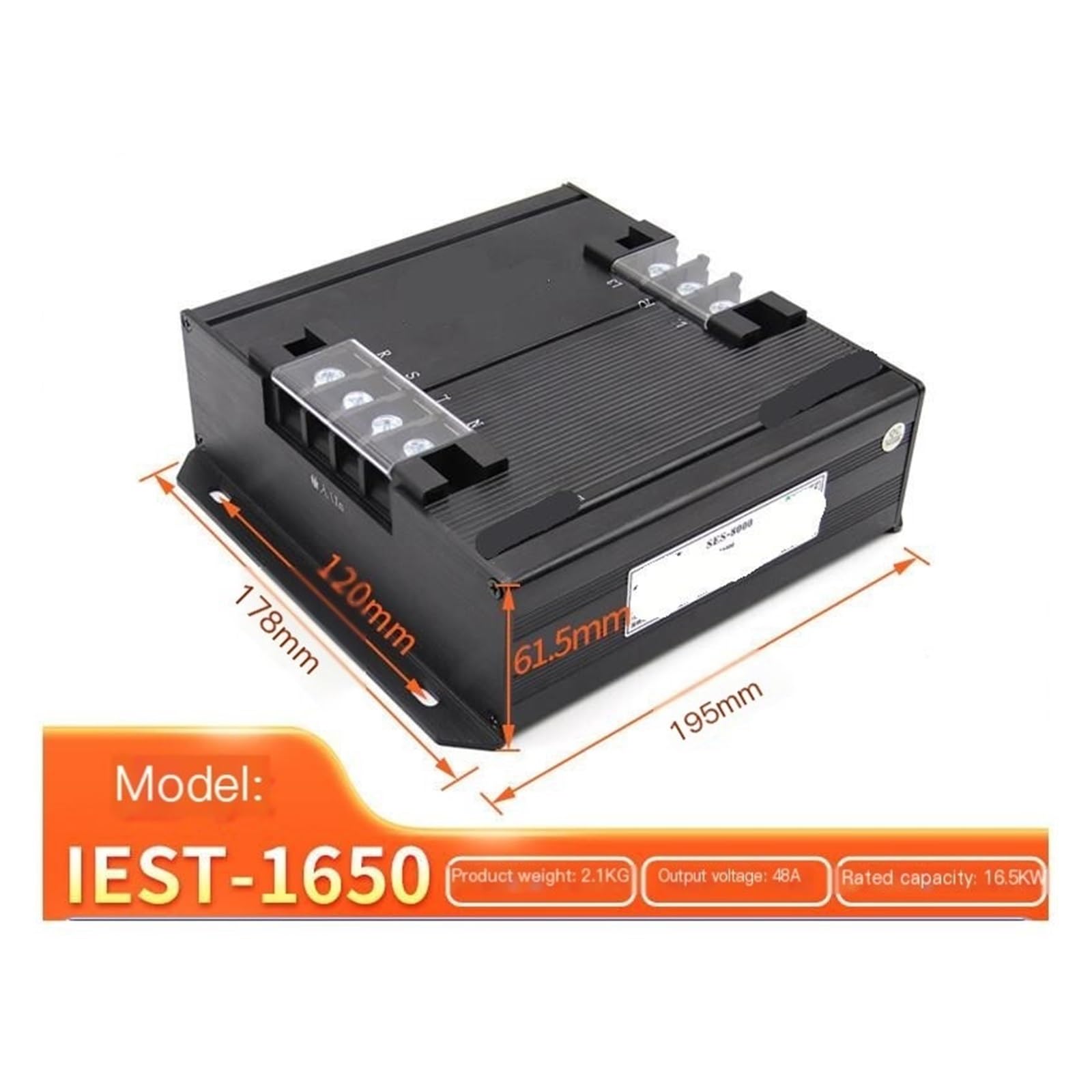 Transformateur électronique intelligent triphasé haute puissance, transformateur électronique triphasé 380V à 220V(16.5KW*IEST-1400)