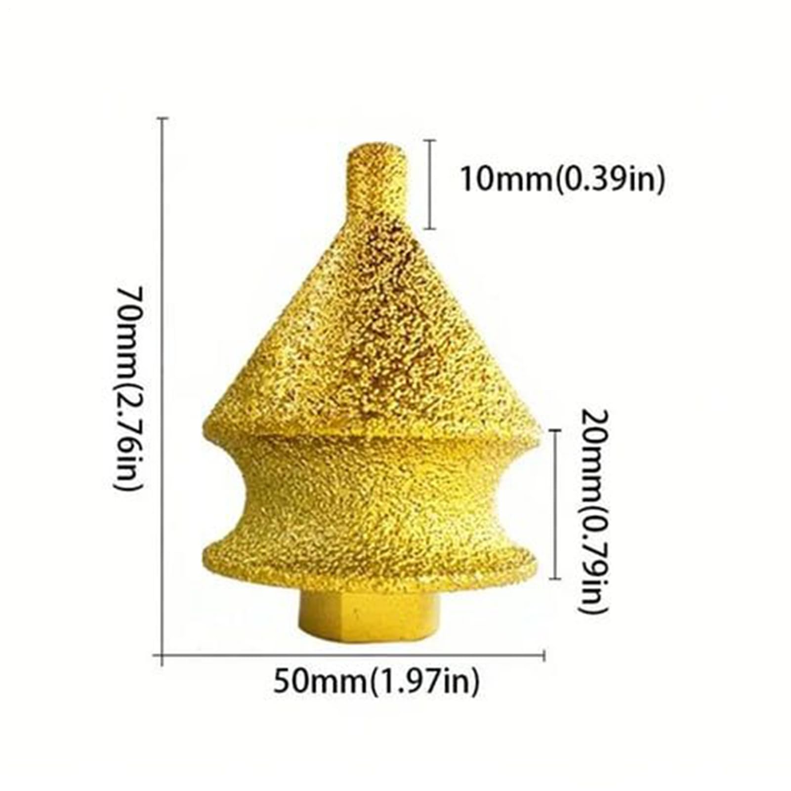 Mèche À Chanfrein - À Biseauter Pour Carreaux De Céramique Diamantés | Outil D'alésage De Meulage Multifonctionnel M10 | Cet Embout Tranchant Et Résistant À L'usure Agrandit Et Lisse Les Trous D