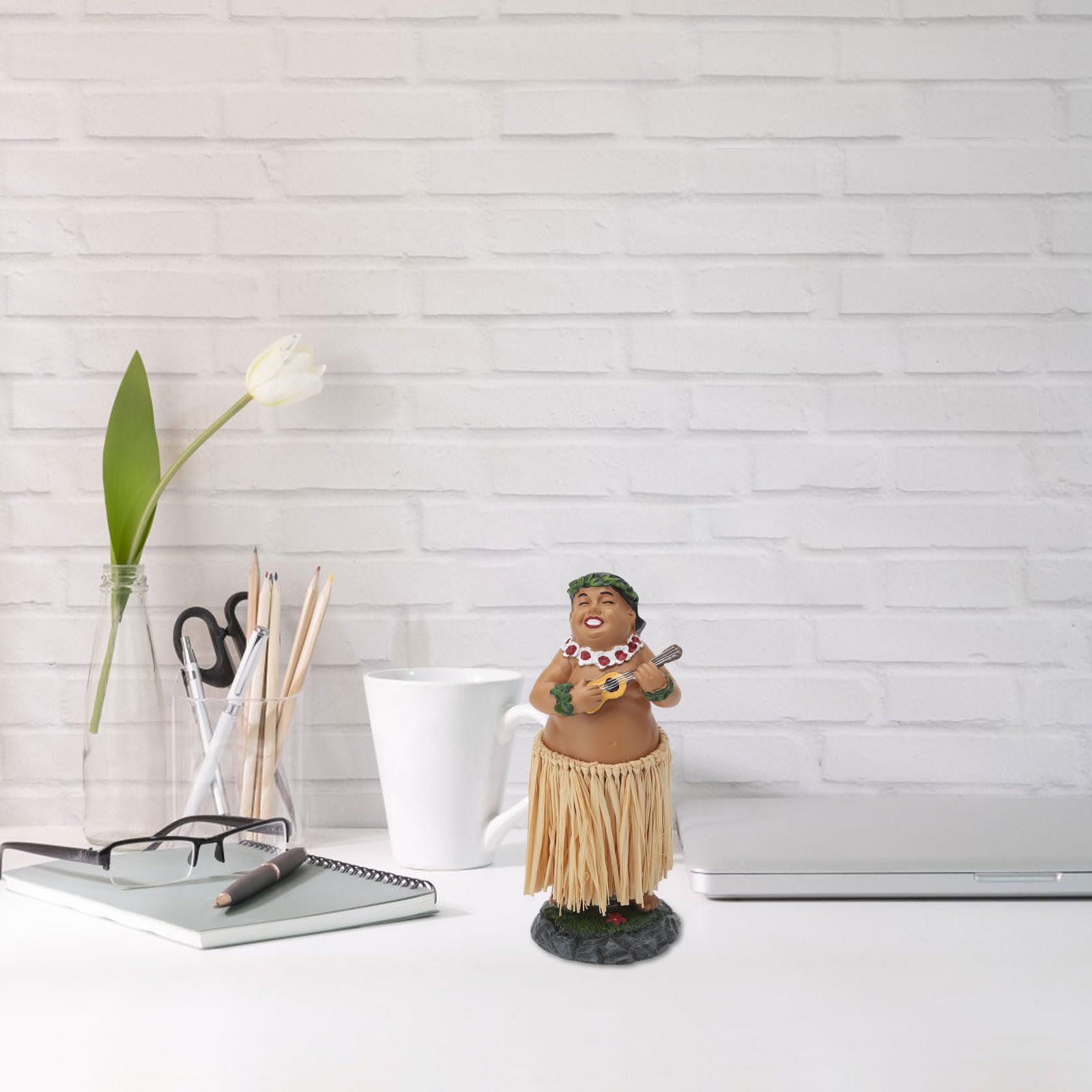 Almencla Hawaiian Girl Dashboard Bobbleheads Hawaiian Dancer Girl Solar Powered Figurines Car Dashboard Bobble Head Decoration For Car - View #10