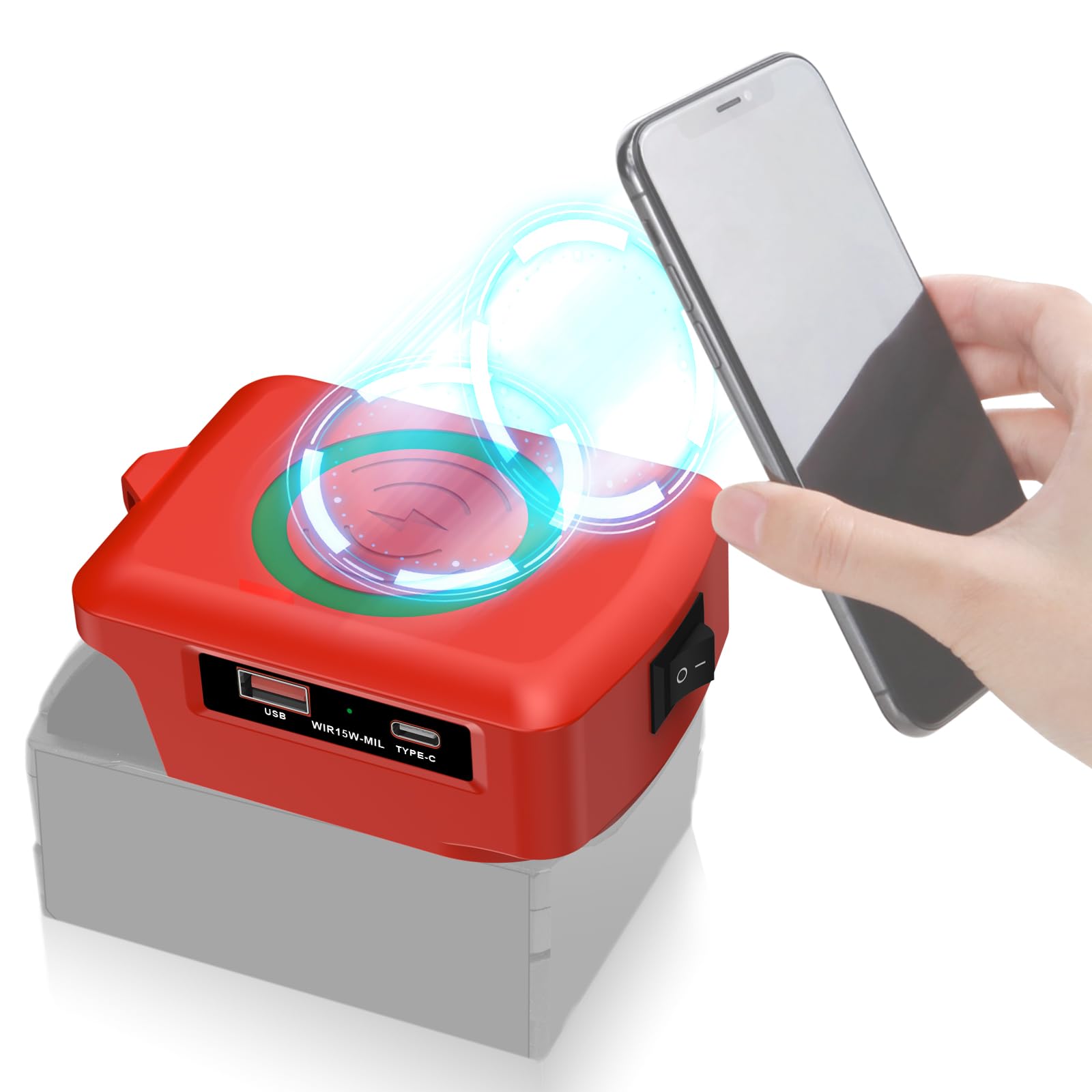 Amazon.com: YNDZ Wireless Charger Adapter,for Milwaukee 18V M18