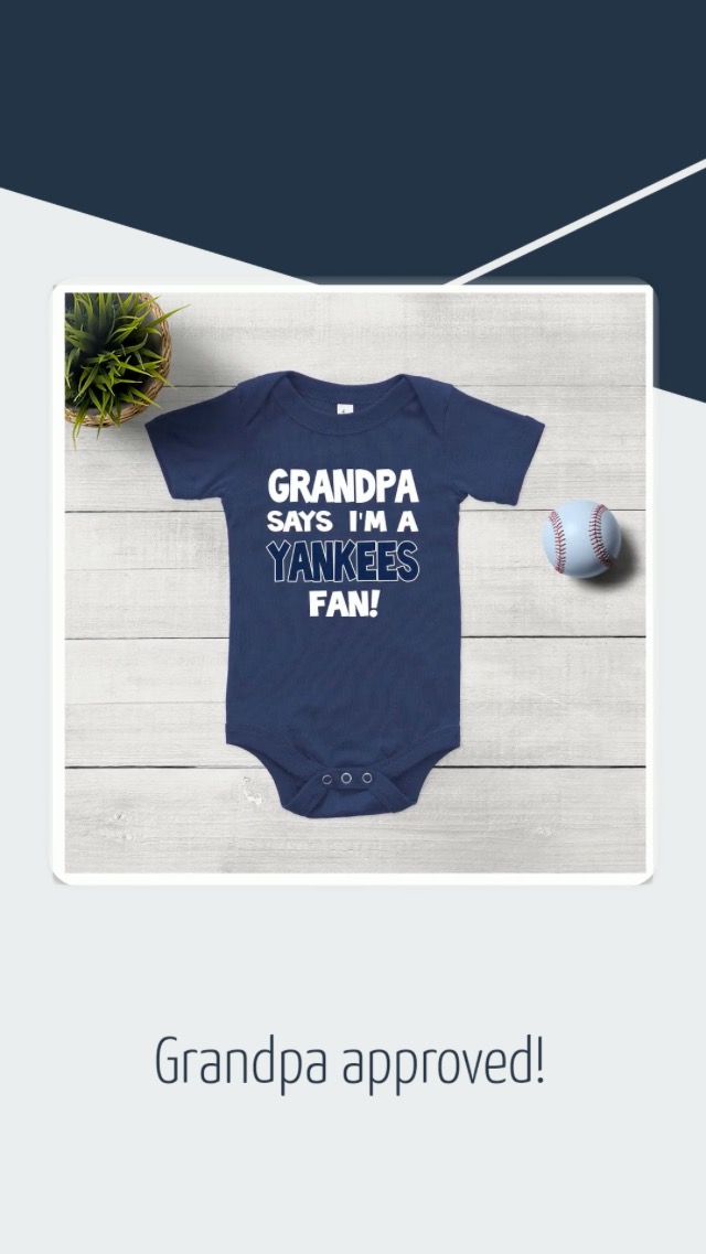 Grandpa Outfit For Boys NanyCrafts Baby's Grandpa Says I'm A Jets
