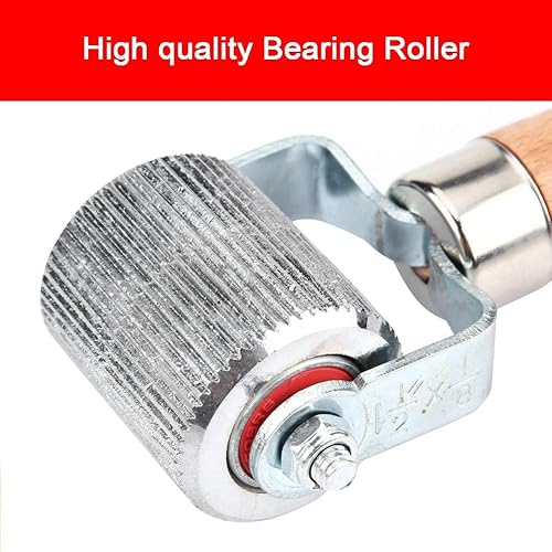 Miniatura 3 de Aramox Herramienta de reparación de neumáticos de parche, herramienta de reparación de rodillos de rodamiento de bolas con mango de madera para