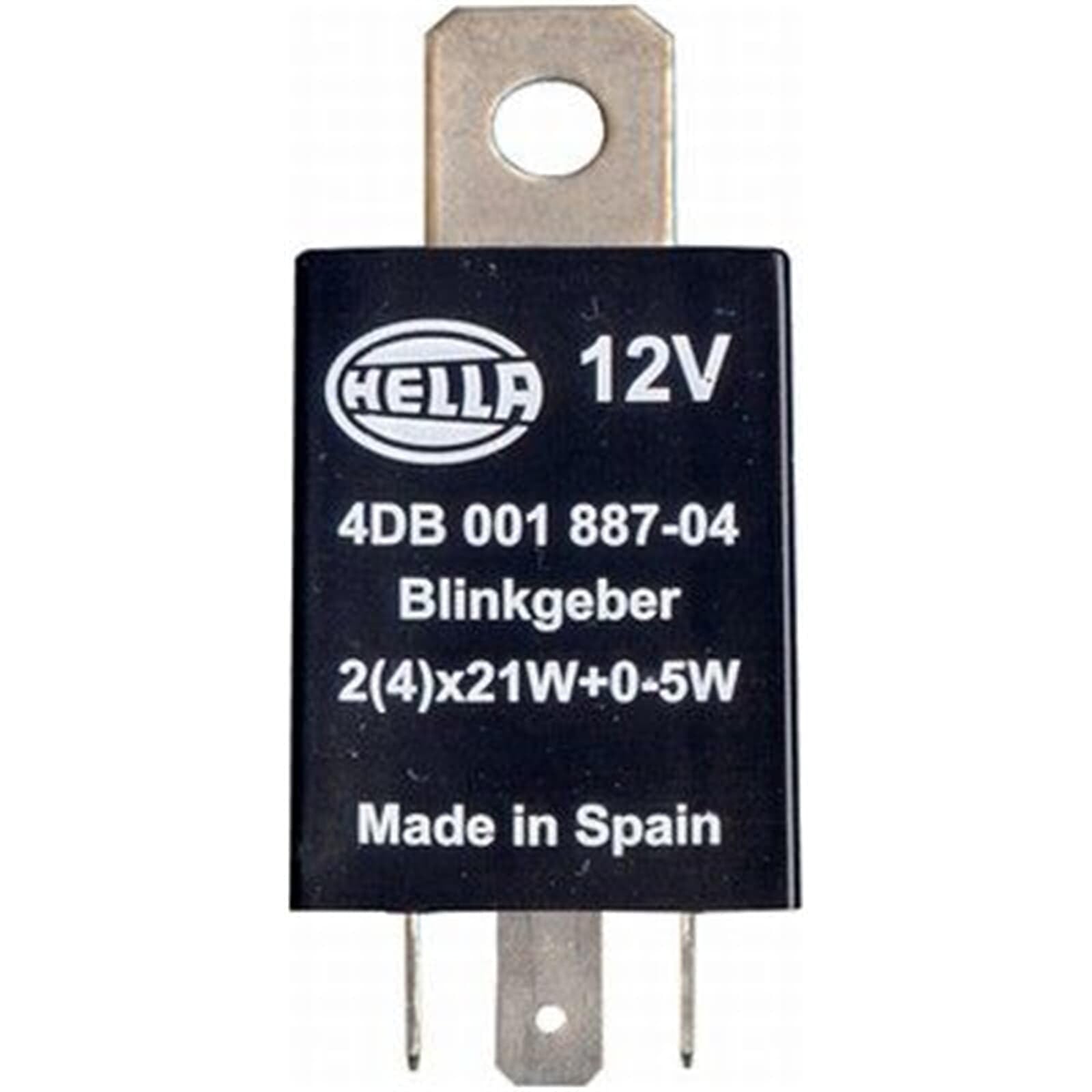 HELLA 4DB 001 887-041 Blinkgeber - 12V - 4-polig - Anbau - elektronisch - mit Halter