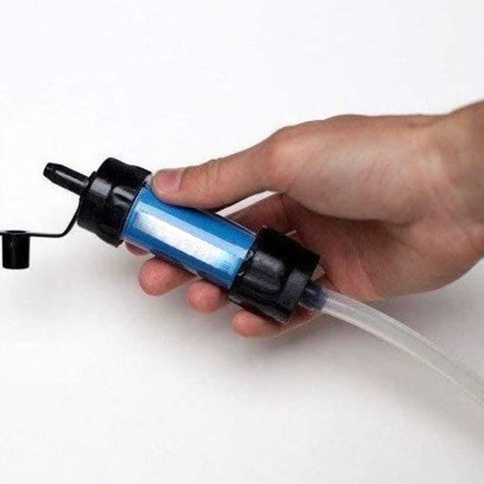 Purificadores Agua Portátiles, Purificador Agua Emergencia, Purificador de Agua para Supervivencia Adecuado para Camping Y Senderismo