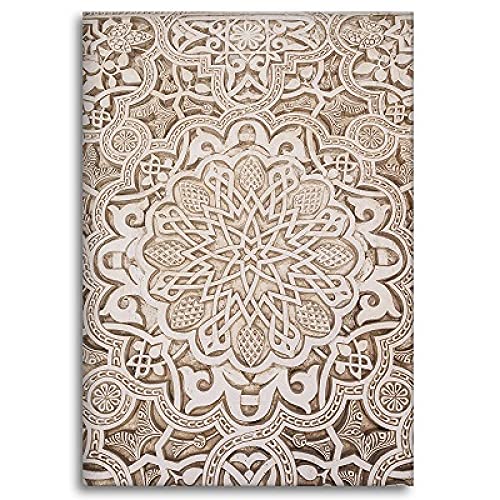 Póster árabe bohemio para salón cuadro de pasillo oriental exótico 50x75