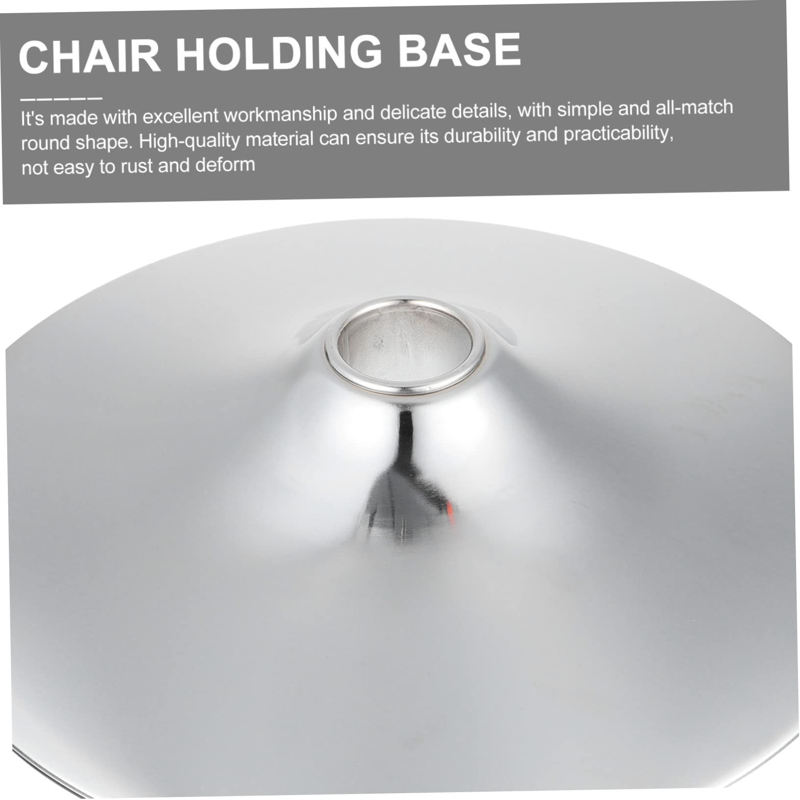 Ciieeo Base Design Semplice e Creativo in Lega di Alluminio Pratica e Resistente Rotonda per Tavolo e Sedia per Soggiorno