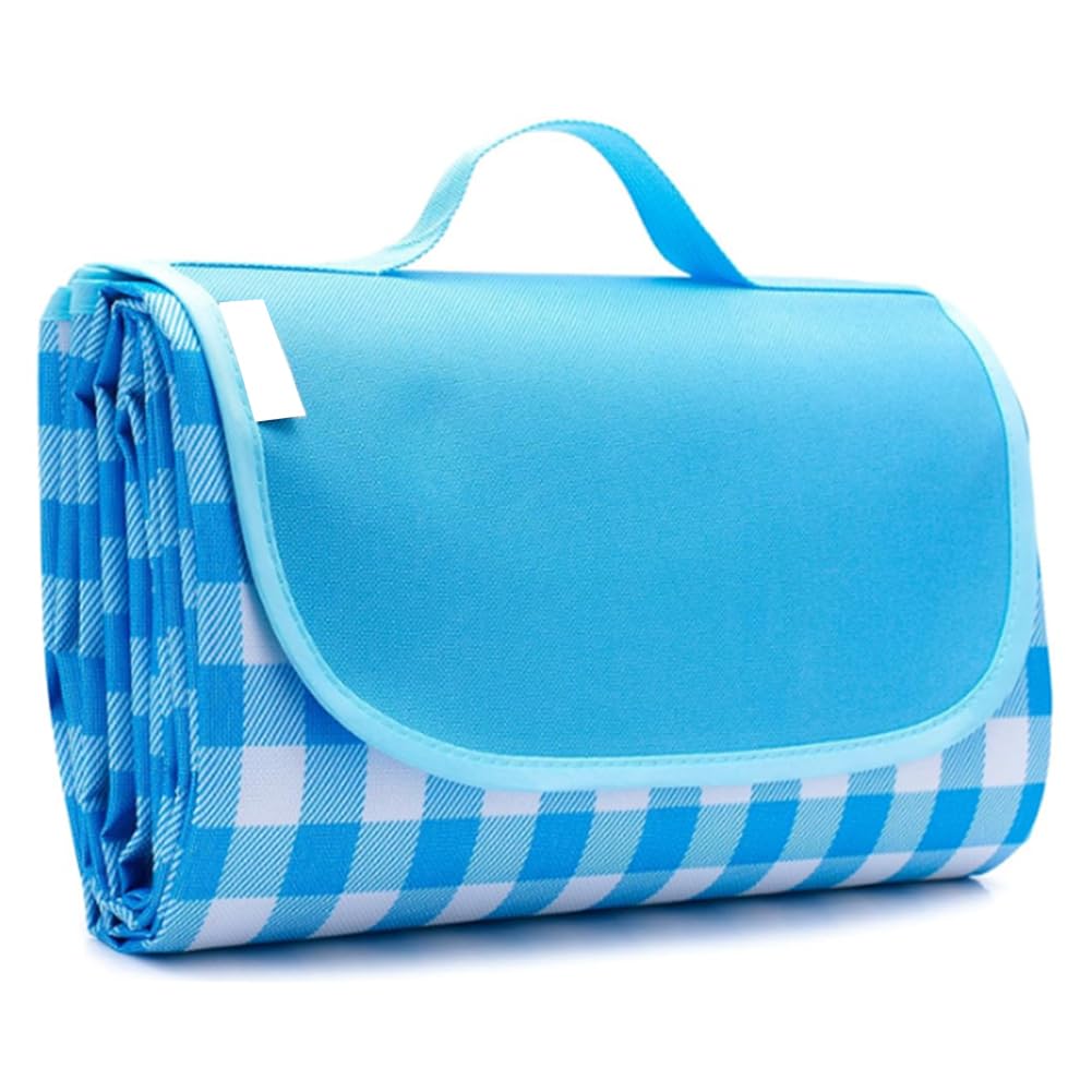 GKB CREATION Extra Large Waterproof Beach Blanket Sandproof Outdoor Picnic Mat for Camping and Hiking Foldable Sand Free Travel Blanket with Carrying Strap for Grass Festivals and Beach Trips-image-49