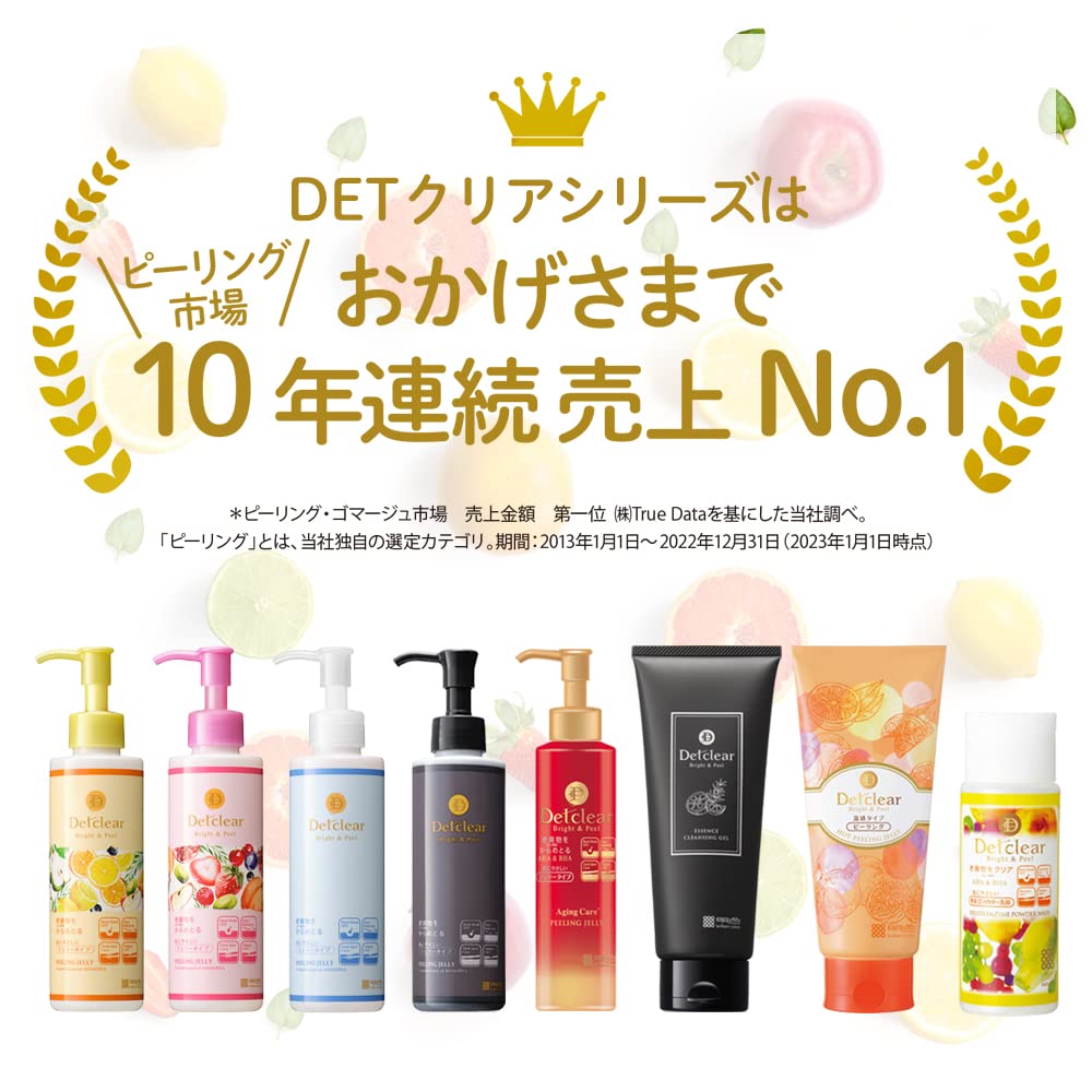 Detclear Meishoku Bright & Peel Peeling Jerry Hot 180g - Orange